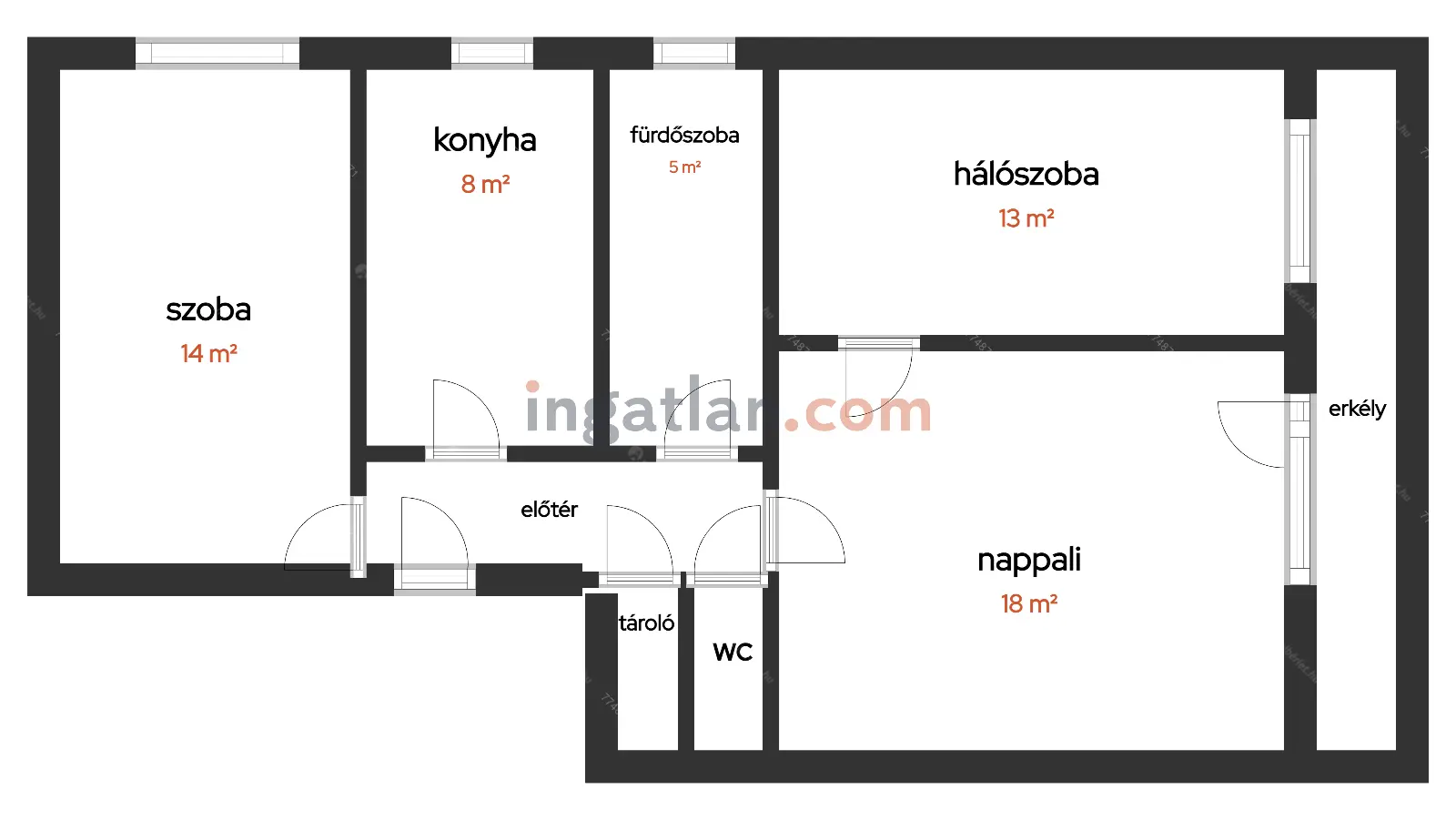 Kiadó albérlet 300000 Ft/hó áron: Balatonfüred,  Arad utca. Mérete: 71 nm, 3 szobás | Alberlet.hu - 6657242