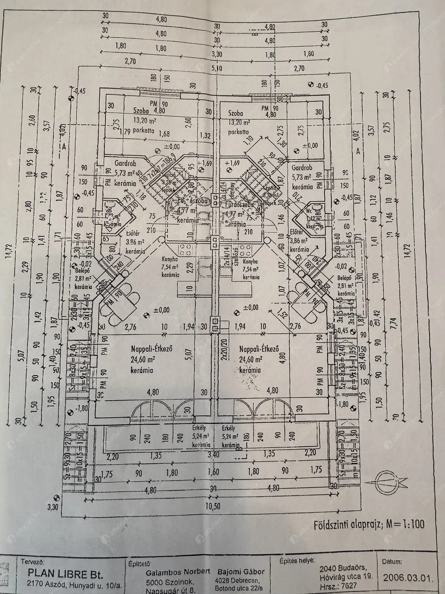 Kiadó albérlet 590000 Ft/hó áron: Budaörs,  Hóvirág utca. Mérete: 130 nm, 4 szobás | Alberlet.hu - 6404681