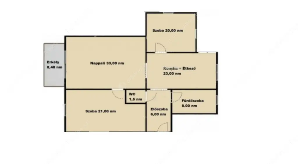 Kiadó albérlet 575000 Ft/hó áron: Budapest, II. kerület  Bimbó út. Mérete: 91 nm, 3 szobás | Alberlet.hu - 6595939