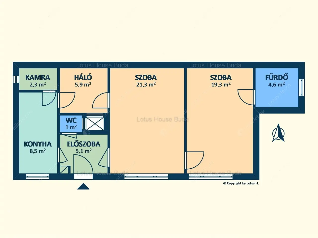 Kiadó albérlet 290000 Ft/hó áron: Budapest, II. kerület  Buday László utca. Mérete: 68 nm, 2 szobás | Alberlet.hu - 6571400