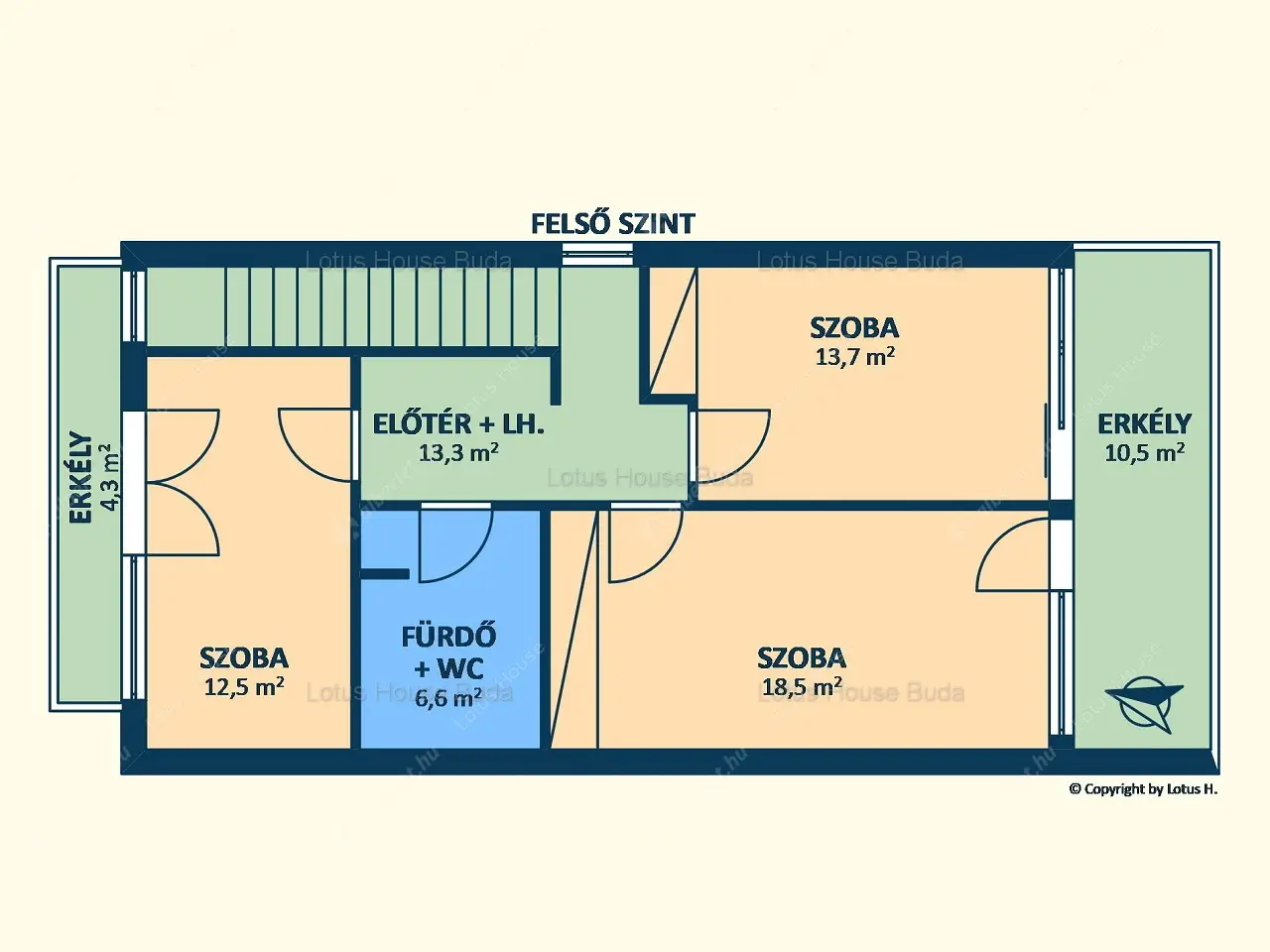 Kiadó albérlet 795000 Ft/hó áron: Budapest, II. kerület  Csalán út. Mérete: 129 nm, 4 szobás | Alberlet.hu - 6564959