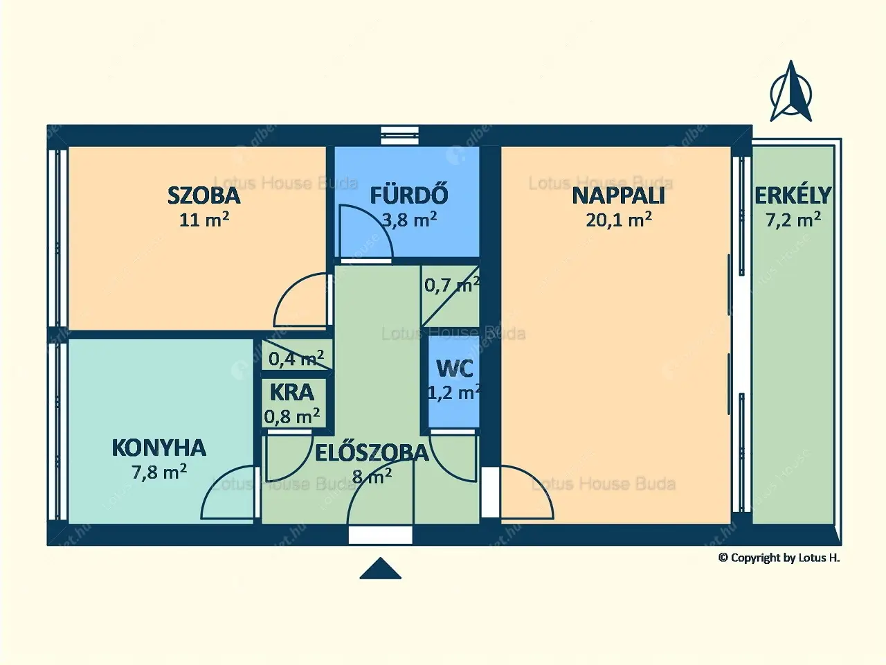 Kiadó albérlet 340000 Ft/hó áron: Budapest, II. kerület  Csalit utca. Mérete: 55 nm, 2 szobás | Alberlet.hu - 6608861