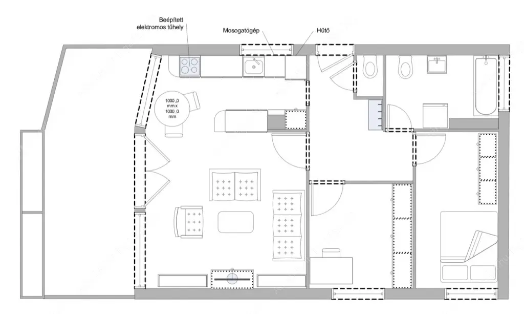 Kiadó albérlet 330000 Ft/hó áron: Budapest, II. kerület  Endrődi Sándor utca. Mérete: 62 nm, 3 szobás | Alberlet.hu - 6592712