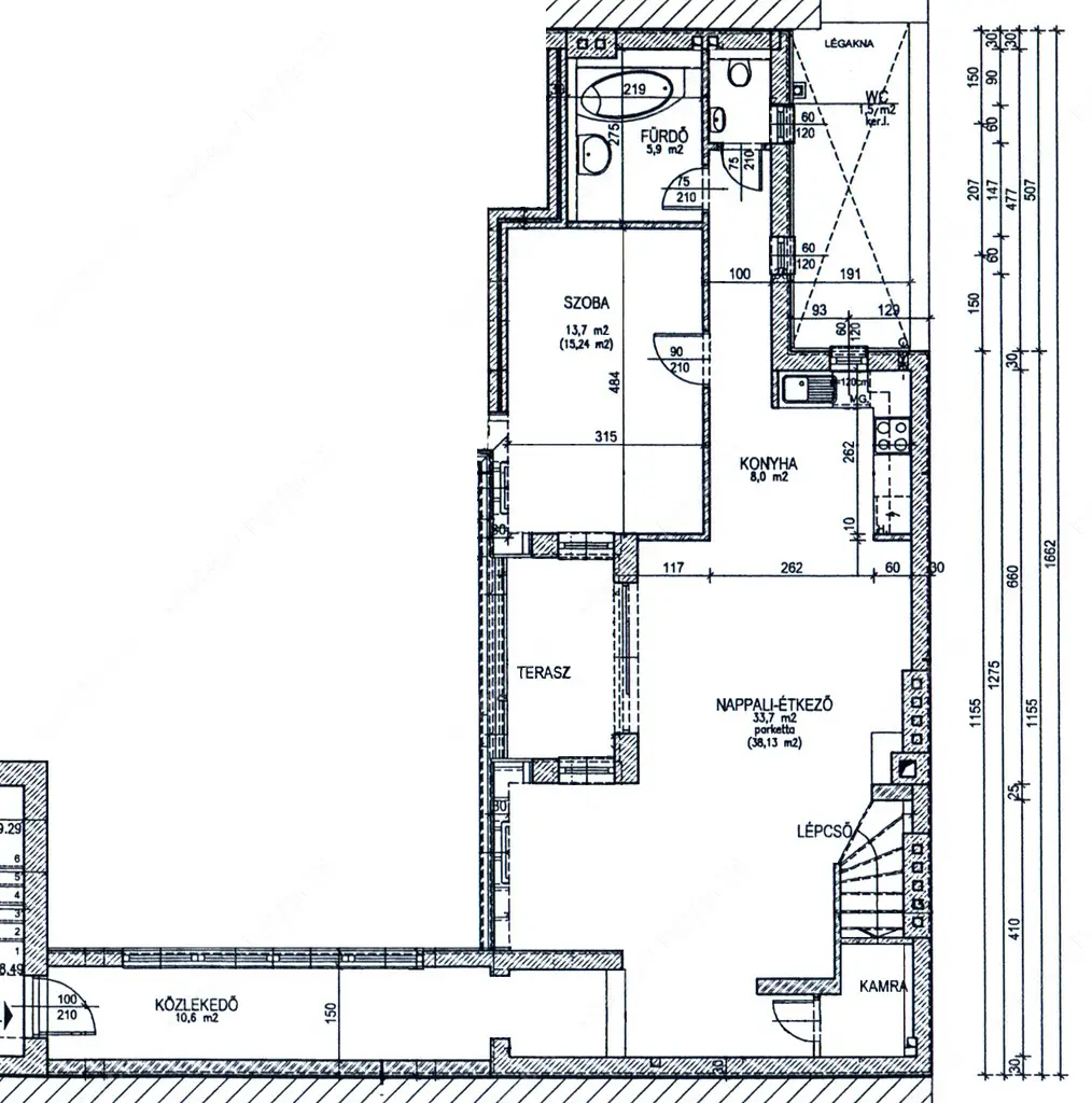Kiadó albérlet 618000 Ft/hó áron: Budapest, II. kerület  Erőd utca. Mérete: 130 nm, 4 szobás | Alberlet.hu - 6519574