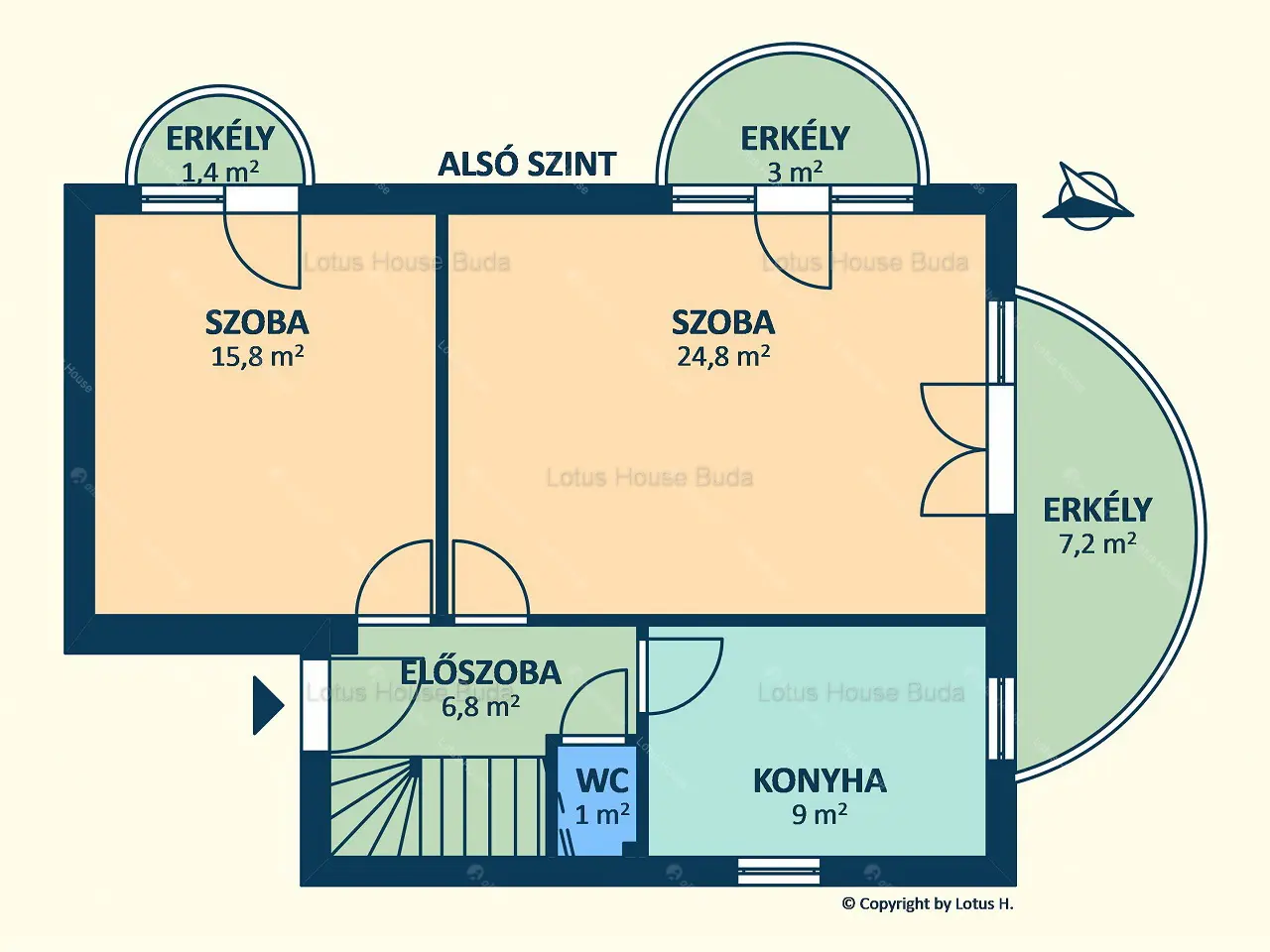 Kiadó albérlet 670000 Ft/hó áron: Budapest, II. kerület  Felső Zöldmáli út. Mérete: 120 nm, 5 szobás | Alberlet.hu - 6693065