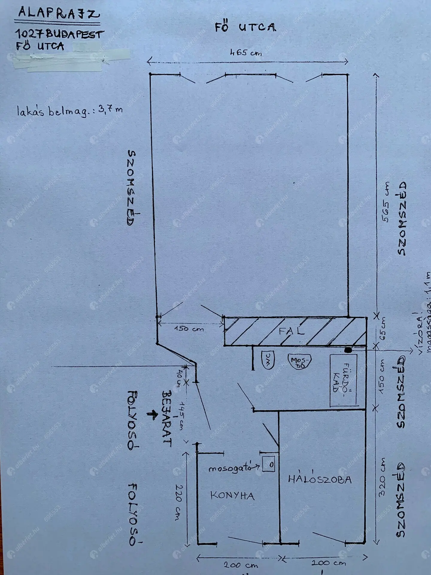 Kiadó albérlet 220000 Ft/hó áron: Budapest, II. kerület   Fő utca . Mérete: 48 nm, 1 szobás | Alberlet.hu - 5597921