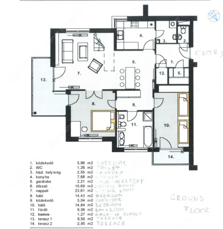 Kiadó albérlet 951000 Ft/hó áron: Budapest, II. kerület  Hárshegyi út. Mérete: 137 nm, 4 szobás | Alberlet.hu - 6490825