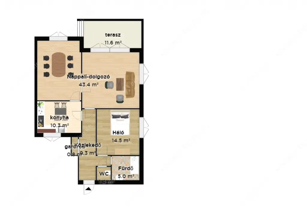 Kiadó albérlet 270000 Ft/hó áron: Budapest, II. kerület  Pasaréti út. Mérete: 87 nm, 3 szobás | Alberlet.hu - 6579617