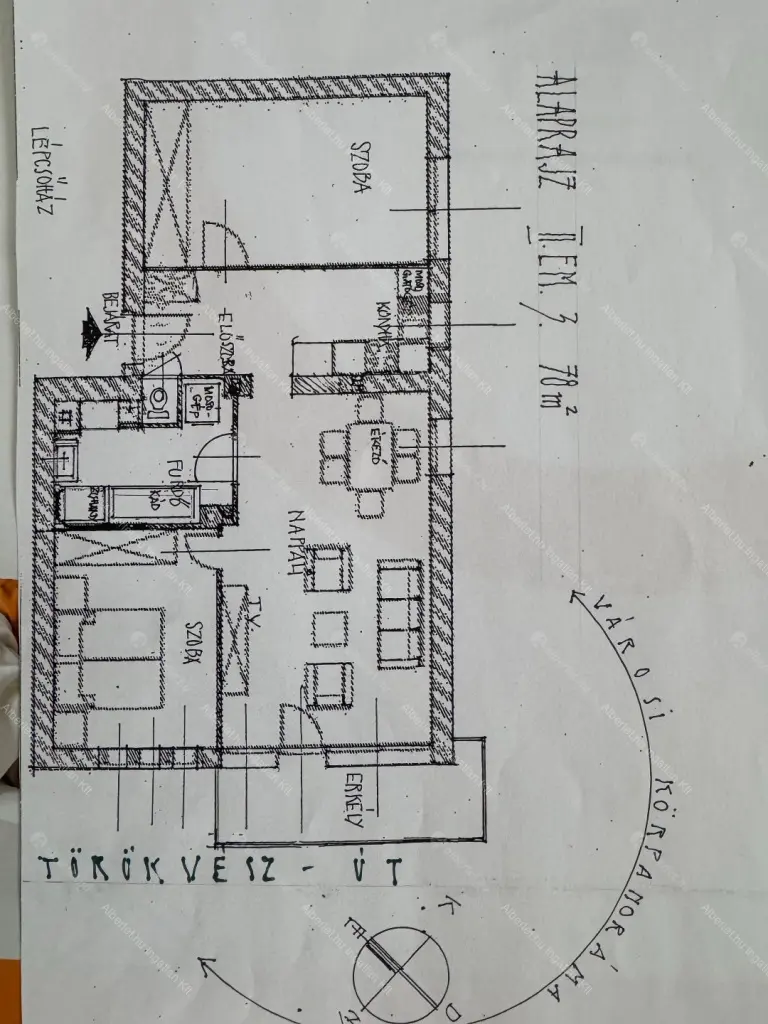Kiadó albérlet 390000 Ft/hó áron: Budapest, II. kerület  Törökvész út. Mérete: 78 nm, 3 szobás | Alberlet.hu - 6677741