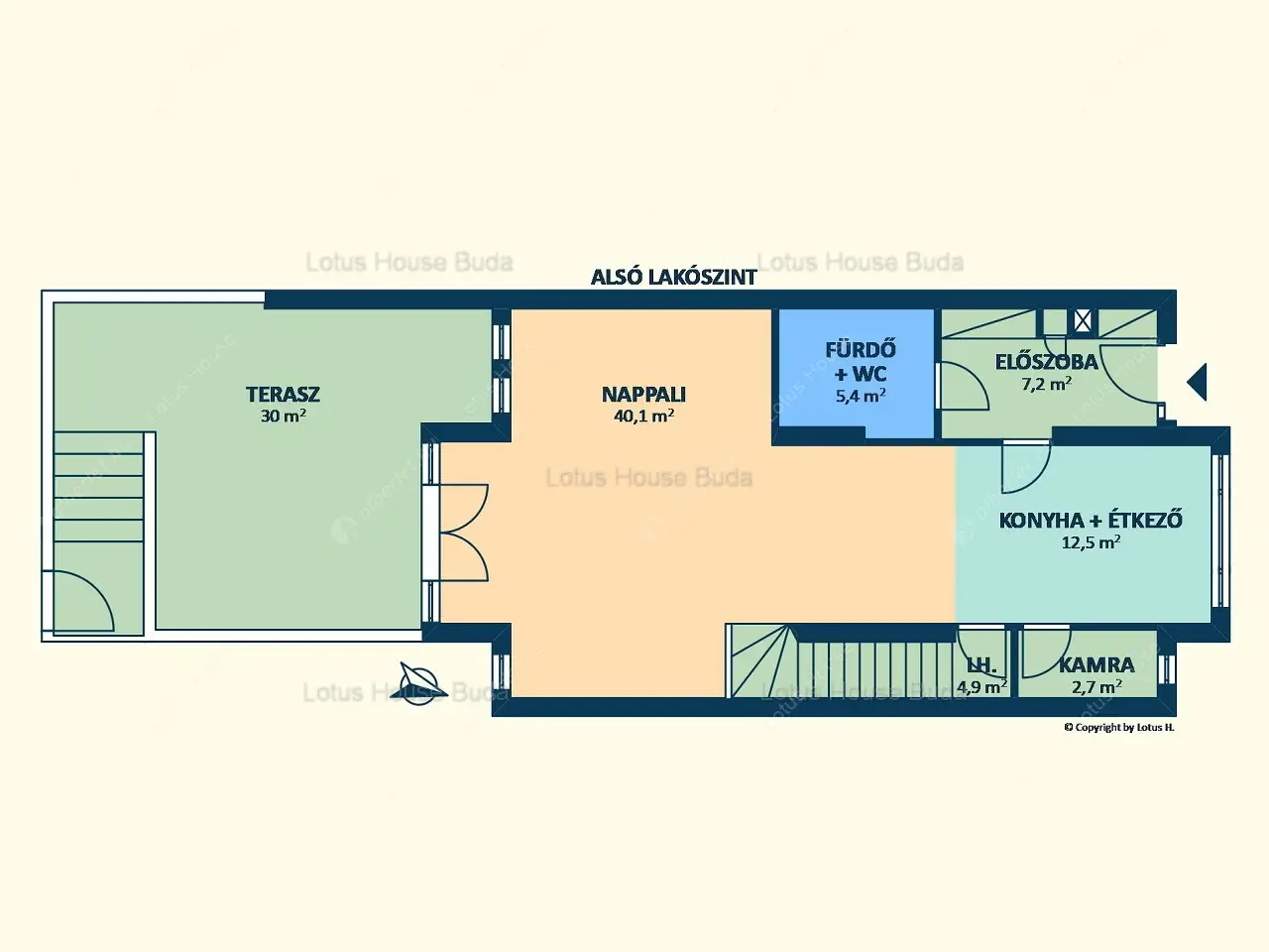 Kiadó albérlet 963000 Ft/hó áron: Budapest, II. kerület  Zöldkő utca. Mérete: 220 nm, 5 szobás | Alberlet.hu - 6604342