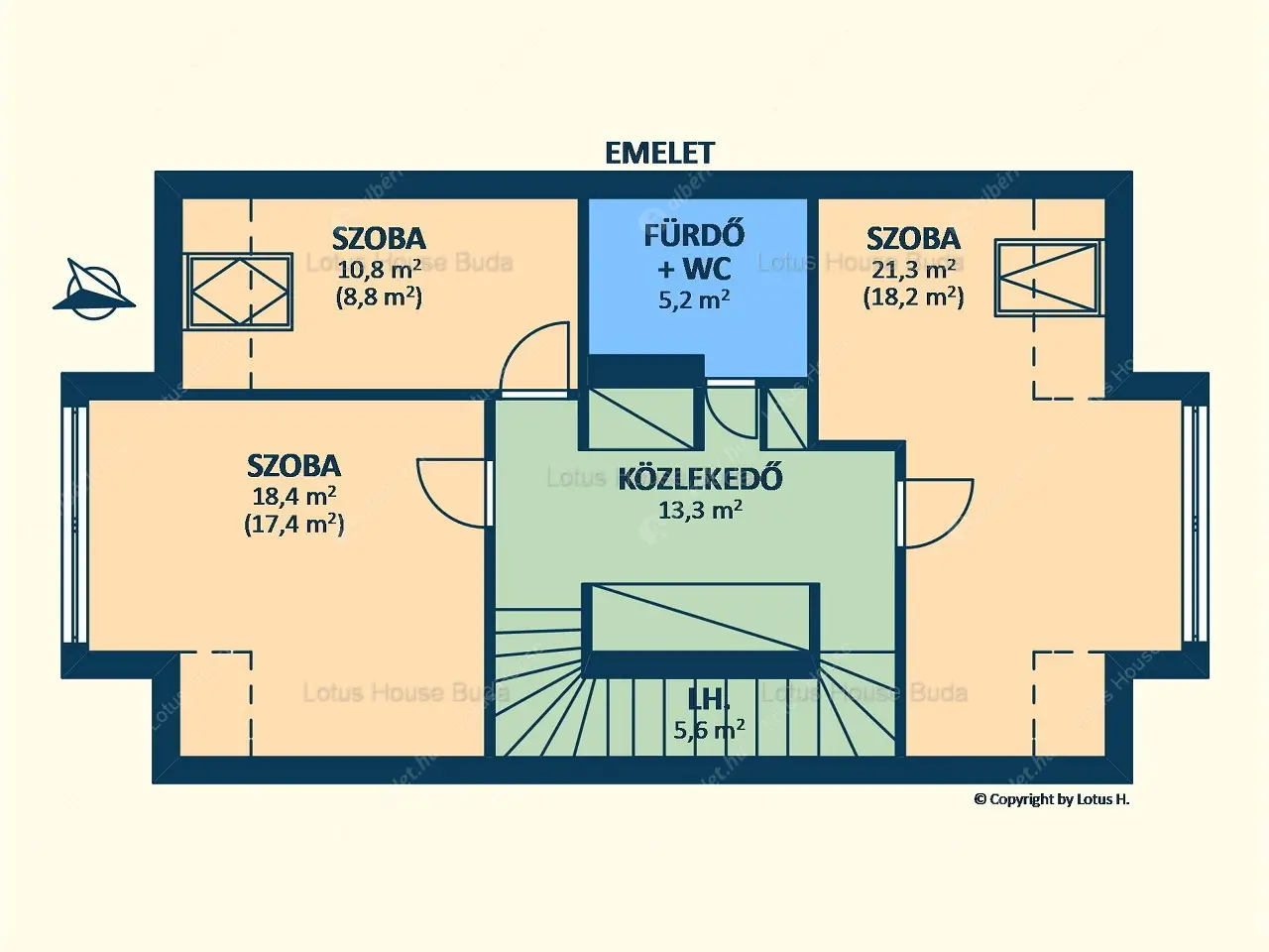 Kiadó albérlet 963000 Ft/hó áron: Budapest, II. kerület  Zöldkő utca. Mérete: 220 nm, 5 szobás | Alberlet.hu - 6604344
