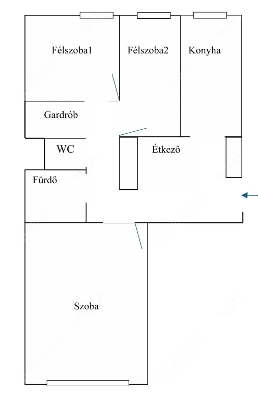Kiadó albérlet 84000 Ft/hó áron: Budapest, III. kerület  Jendrassik György utca. Mérete: 56 nm, 3 szobás | Alberlet.hu - 6610239