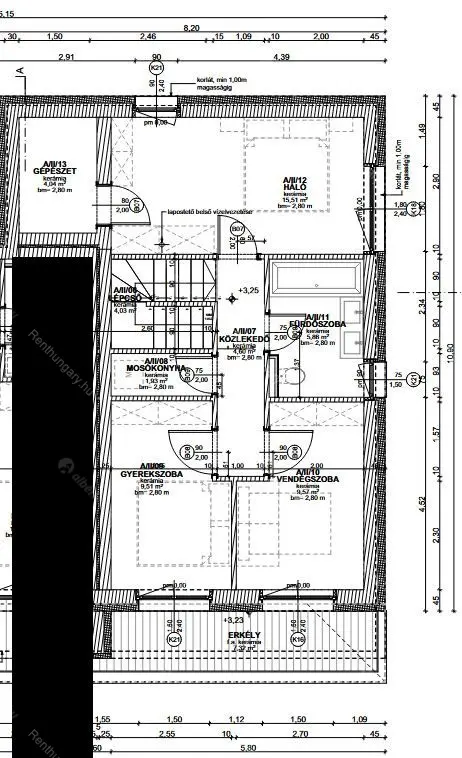 Kiadó albérlet 699000 Ft/hó áron: Budapest, III. kerület  Ürömfű utca. Mérete: 103 nm, 4 szobás | Alberlet.hu - 6641049