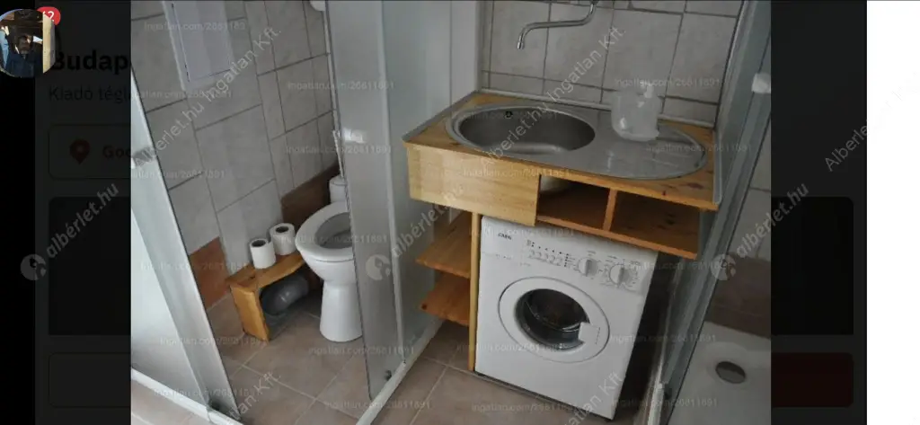 Kiadó albérlet 150000 Ft/hó áron: Budapest, IV. kerület  Baross utca. Mérete: 22 nm, 1 szobás | Alberlet.hu - 6610383