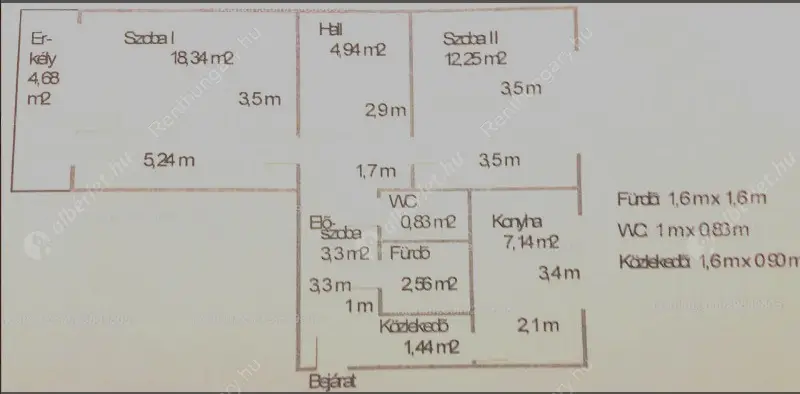 Kiadó albérlet 220000 Ft/hó áron: Budapest, IV. kerület  Munkásotthon utca. Mérete: 53 nm, 2 szobás | Alberlet.hu - 4726153