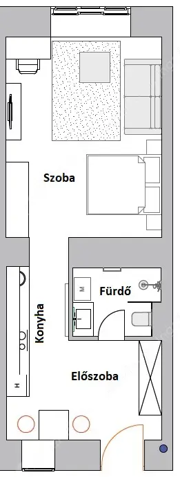 Kiadó albérlet 250000 Ft/hó áron: Budapest, IX. kerület  Boráros tér. Mérete: 40 nm, 1 szobás | Alberlet.hu - 6634318