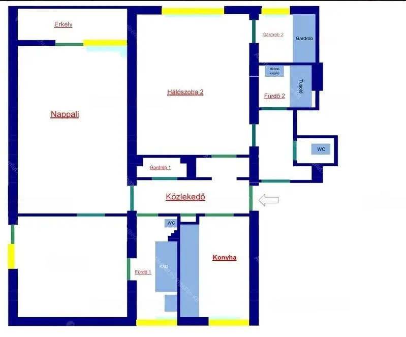 Kiadó albérlet 400000 Ft/hó áron: Budapest, IX. kerület  Lobogó utca. Mérete: 81 nm, 3 szobás | Alberlet.hu - 6706950