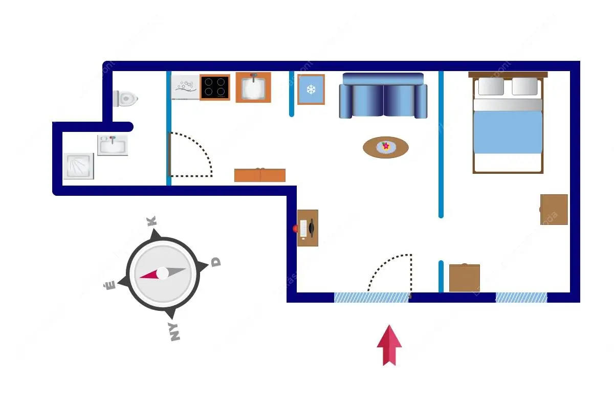 Kiadó albérlet 248000 Ft/hó áron: Budapest, V. kerület  Balassi Bálint utca. Mérete: 42 nm, 2 szobás | Alberlet.hu - 6638034