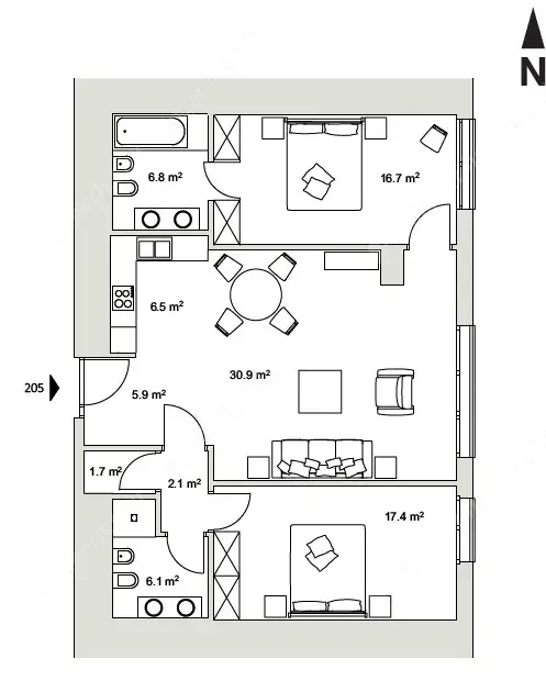 Kiadó albérlet 962000 Ft/hó áron: Budapest, V. kerület  Dorottya utca. Mérete: 95 nm, 3 szobás | Alberlet.hu - 5749605