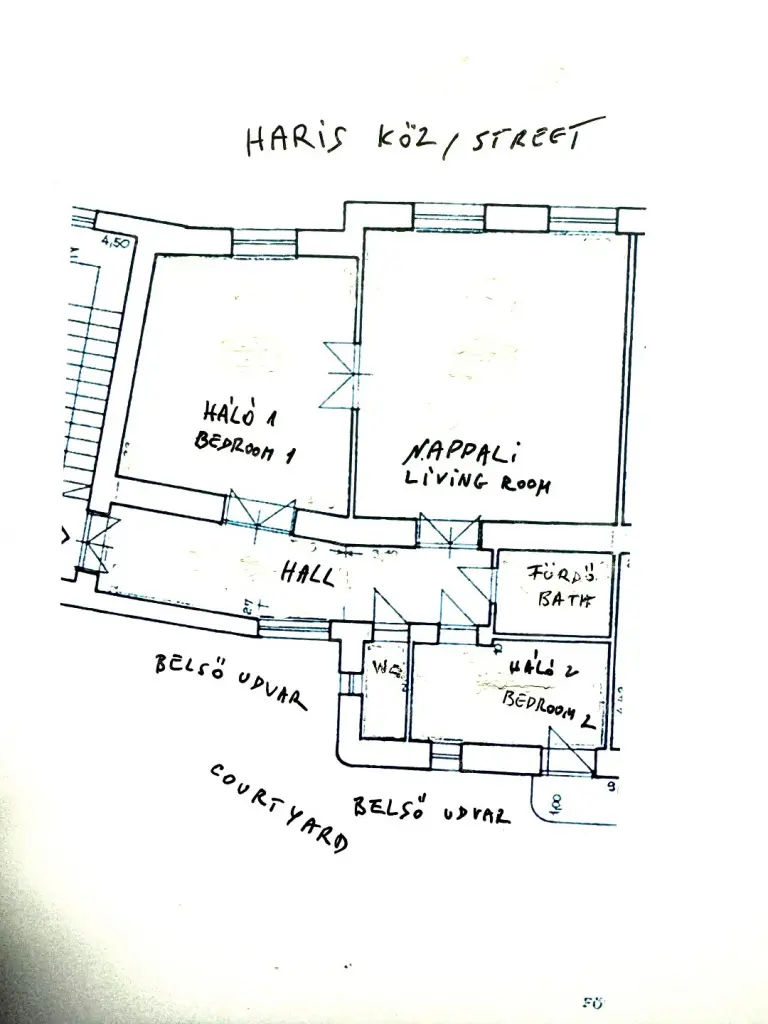 Kiadó albérlet 499000 Ft/hó áron: Budapest, V. kerület  Haris köz. Mérete: 100 nm, 3 szobás | Alberlet.hu - 6659306