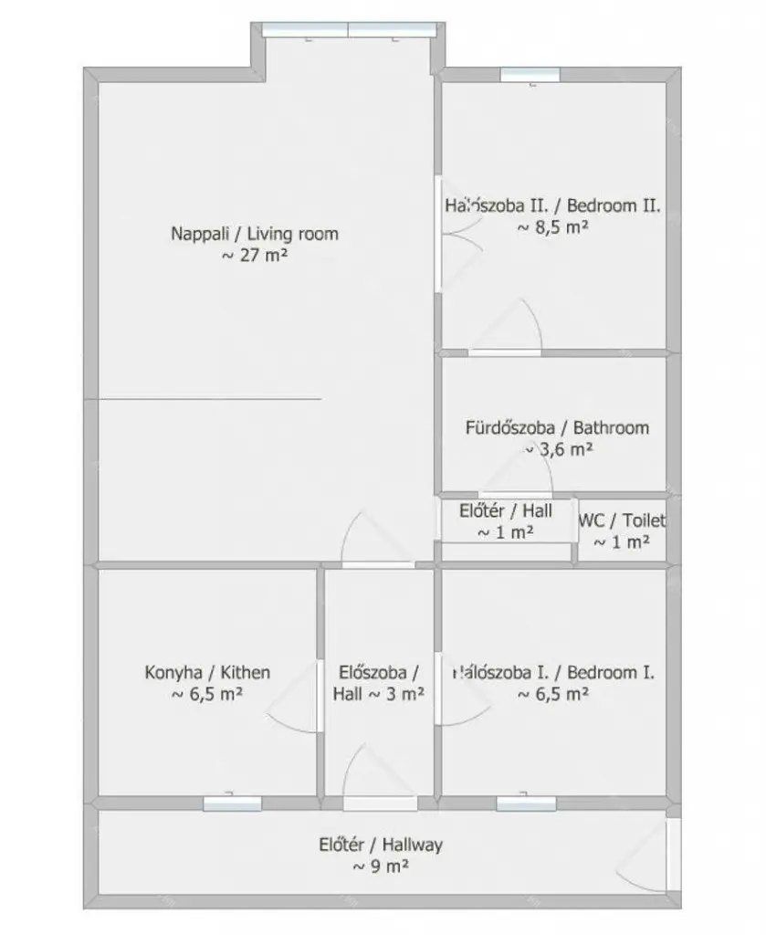 Kiadó albérlet 279000 Ft/hó áron: Budapest, V. kerület  Semmelweis utca. Mérete: 60 nm, 3 szobás | Alberlet.hu - 6692036