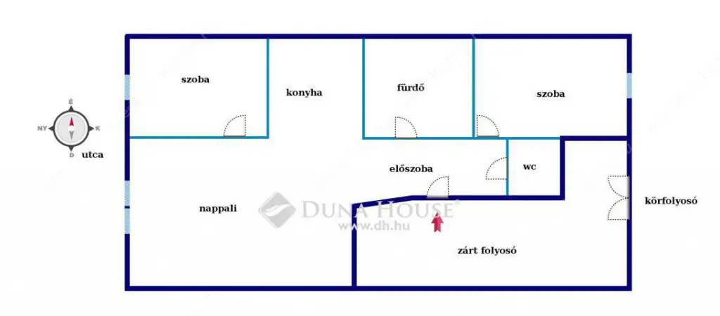 Kiadó albérlet 420000 Ft/hó áron: Budapest, V. kerület  Szent István körút. Mérete: 59 nm, 3 szobás | Alberlet.hu - 6583762