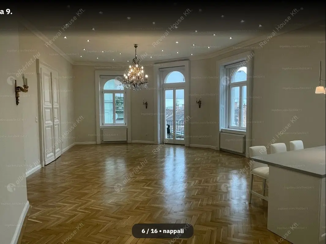 Kiadó albérlet 1146000 Ft/hó áron: Budapest, V. kerület  Veres Pálné utca. Mérete: 125 nm, 3 szobás | Alberlet.hu - 6463032