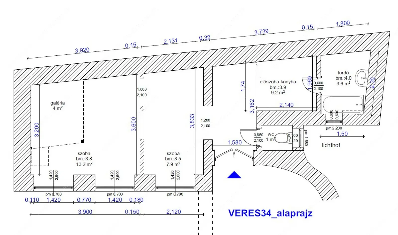 Kiadó albérlet 215000 Ft/hó áron: Budapest, V. kerület  Veres Pálné utca. Mérete: 31 nm, 1 szobás | Alberlet.hu - 6634736