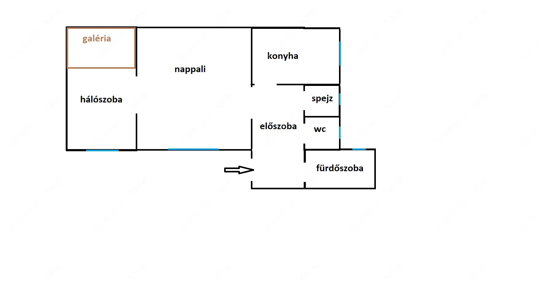 Kiadó albérlet 225000 Ft/hó áron: Budapest, VI. kerület  Bajnok utca. Mérete: 53 nm, 2 szobás | Alberlet.hu - 5924398