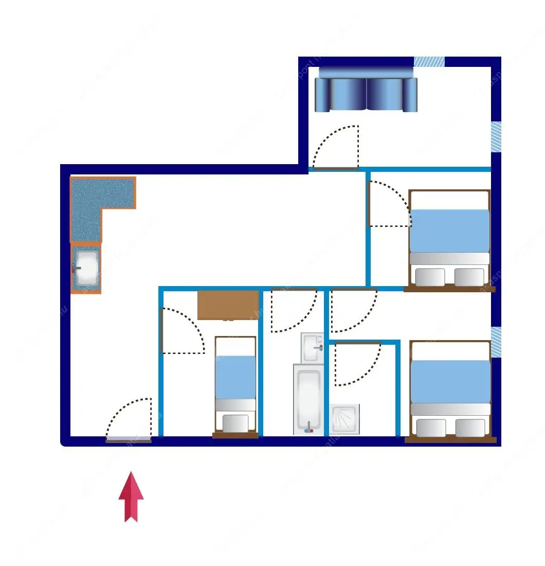 Kiadó albérlet 420000 Ft/hó áron: Budapest, VI. kerület  Csengery utca. Mérete: 97 nm, 4 szobás | Alberlet.hu - 6638070