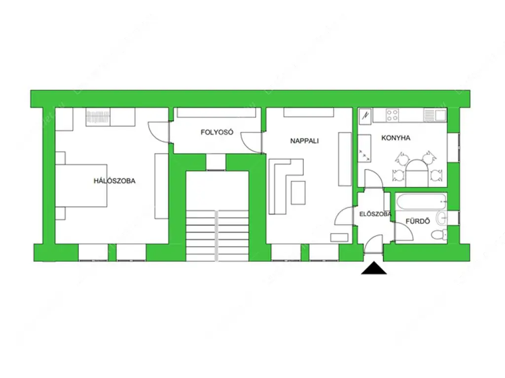 Kiadó albérlet 230000 Ft/hó áron: Budapest, VI. kerület  Izabella utca. Mérete: 61 nm, 2 szobás | Alberlet.hu - 6603342