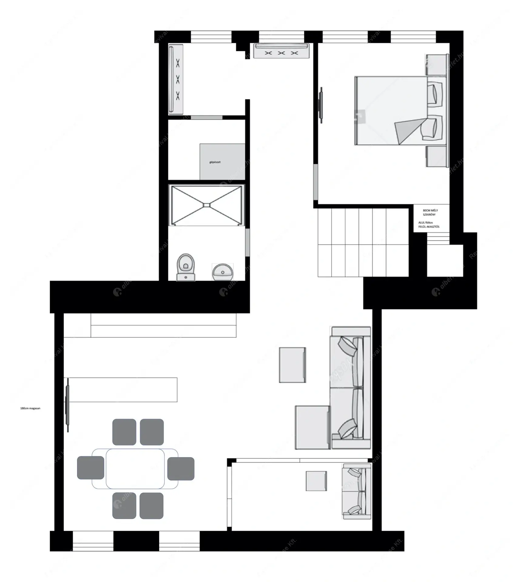 Kiadó albérlet 1400000 Ft/hó áron: Budapest, VI. kerület  Jókai utca. Mérete: 136 nm, 4 szobás | Alberlet.hu - 6304696