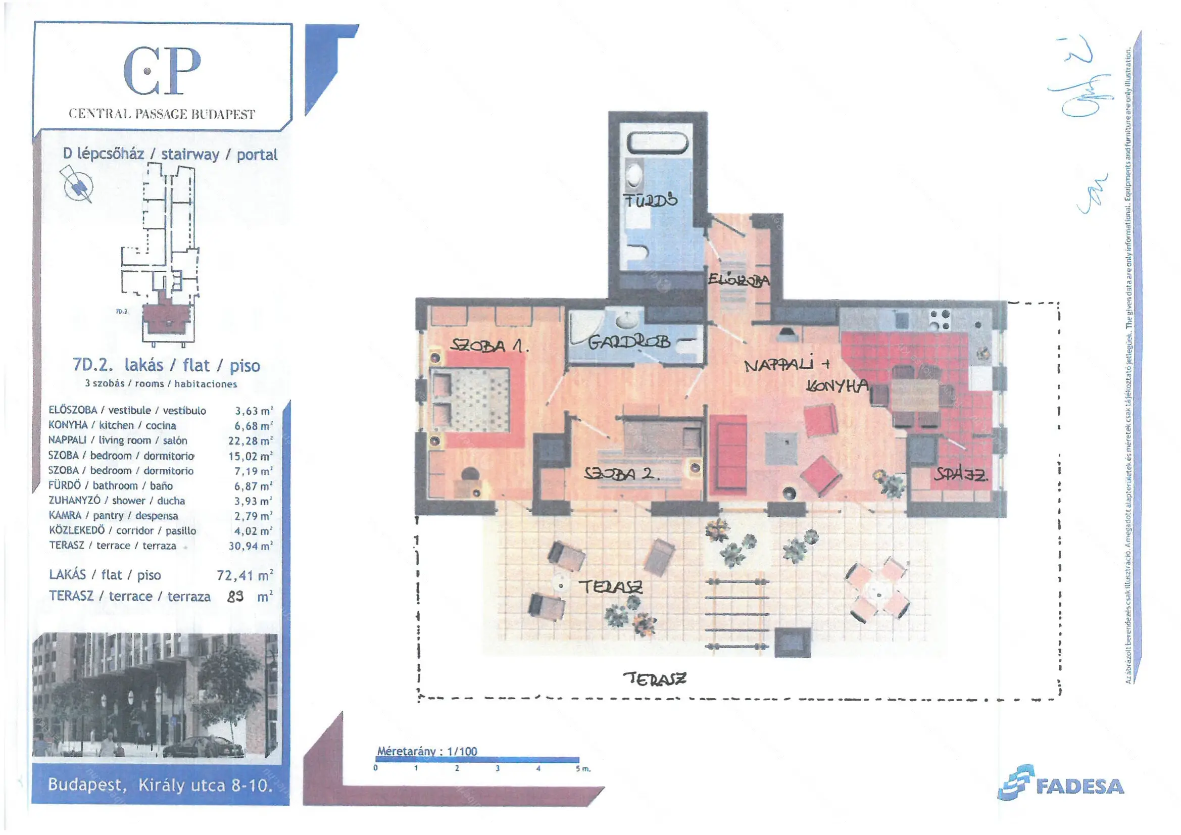 Kiadó albérlet 767000 Ft/hó áron: Budapest, VI. kerület  Király utca. Mérete: 72 nm, 3 szobás | Alberlet.hu - 6586362