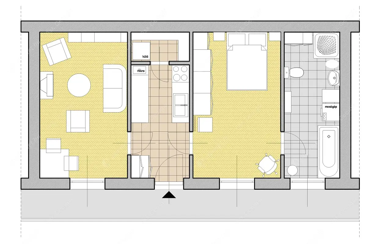 Kiadó albérlet 220000 Ft/hó áron: Budapest, VI. kerület  Lovag utca. Mérete: 50 nm, 2 szobás | Alberlet.hu - 4921968