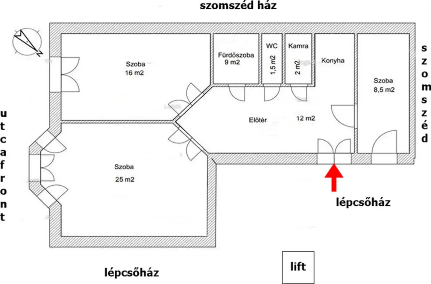 Kiadó albérlet 290000 Ft/hó áron: Budapest, VI. kerület   Szondi . Mérete: 73 nm, 2 szobás | Alberlet.hu - 6708965