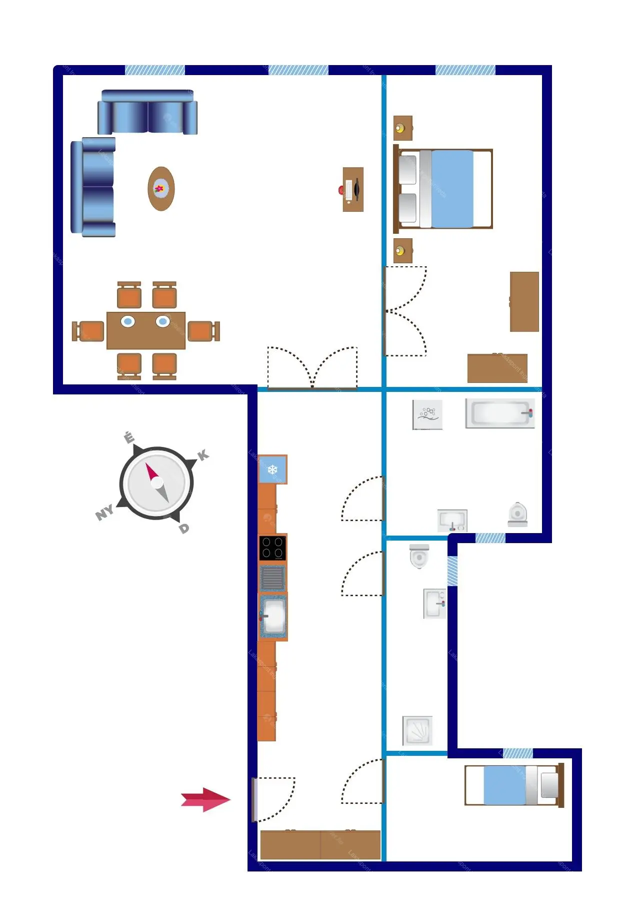 Kiadó albérlet 340000 Ft/hó áron: Budapest, VII. kerület  Alsó erdősor. Mérete: 68 nm, 3 szobás | Alberlet.hu - 6704505
