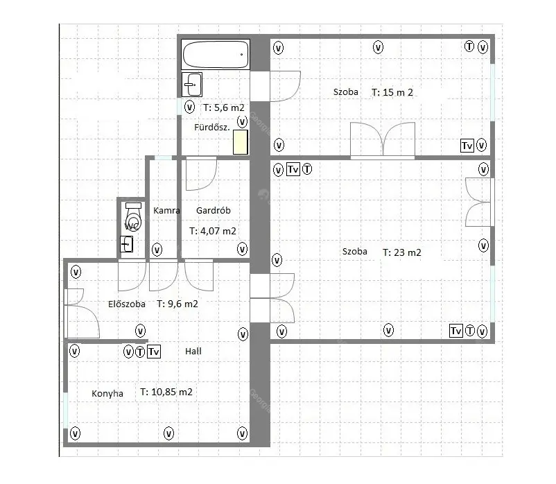 Kiadó albérlet 250000 Ft/hó áron: Budapest, VII. kerület  István út. Mérete: 70 nm, 2 szobás | Alberlet.hu - 6226410