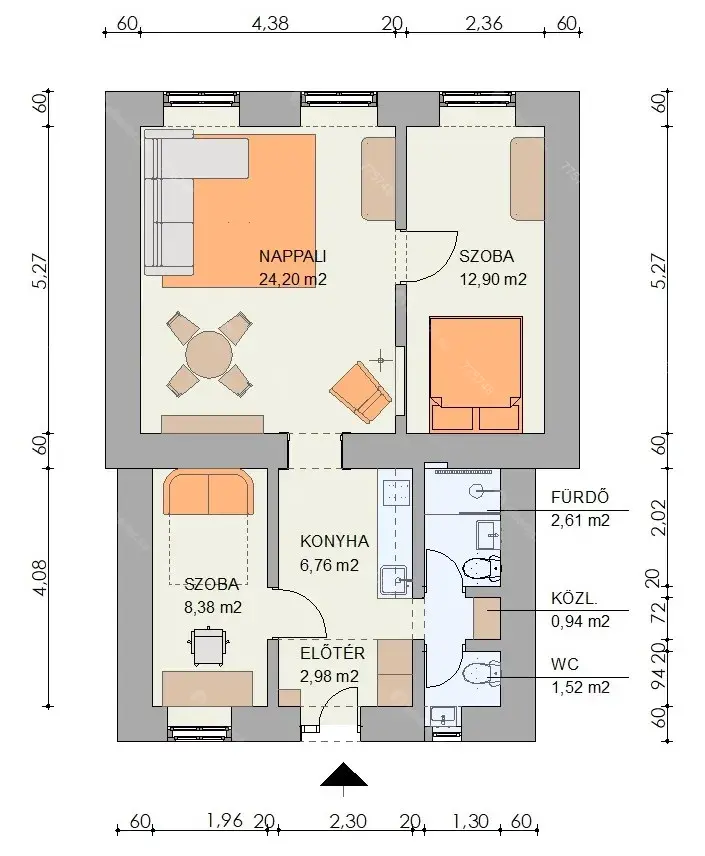 Kiadó albérlet 350000 Ft/hó áron: Budapest, VII. kerület  Király utca. Mérete: 61 nm, 3 szobás | Alberlet.hu - 6674140