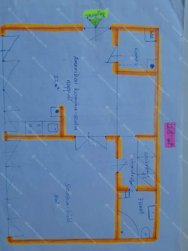 Kiadó albérlet 250000 Ft/hó áron: Budapest, VII. kerület  Madách Imre út. Mérete: 51 nm, 1 szobás | Alberlet.hu - 6663284
