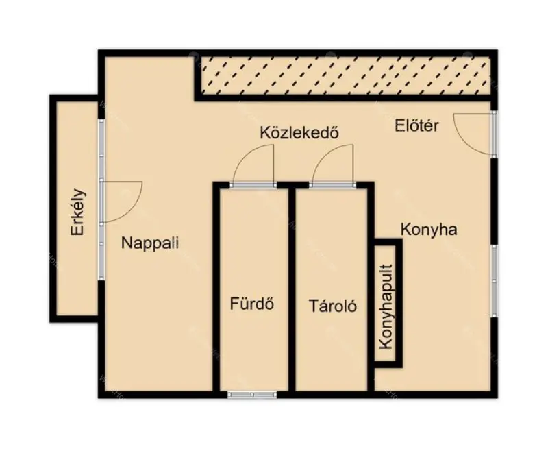 Kiadó albérlet 338000 Ft/hó áron: Budapest, VII. kerület  Wesselényi utca. Mérete: 65 nm, 2 szobás | Alberlet.hu - 6664882