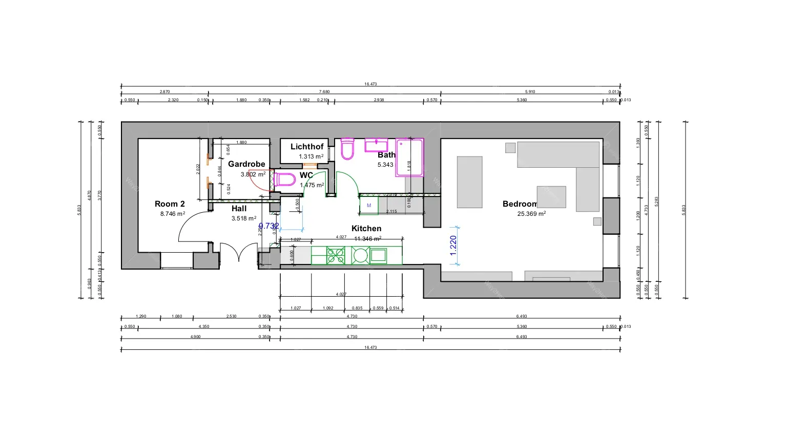 Kiadó albérlet 347000 Ft/hó áron: Budapest, VII. kerület  Wesselényi utca. Mérete: 65 nm, 2 szobás | Alberlet.hu - 6665684