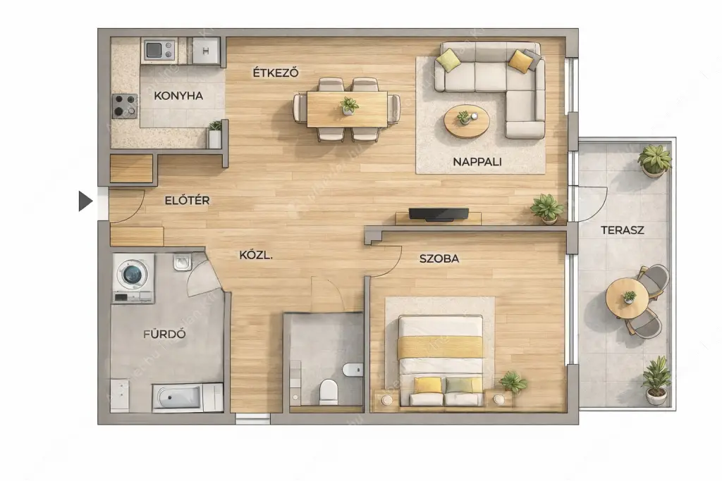 Kiadó albérlet 330000 Ft/hó áron: Budapest, VIII. kerület  Corvin sétány. Mérete: 52 nm, 2 szobás | Alberlet.hu - 6628298