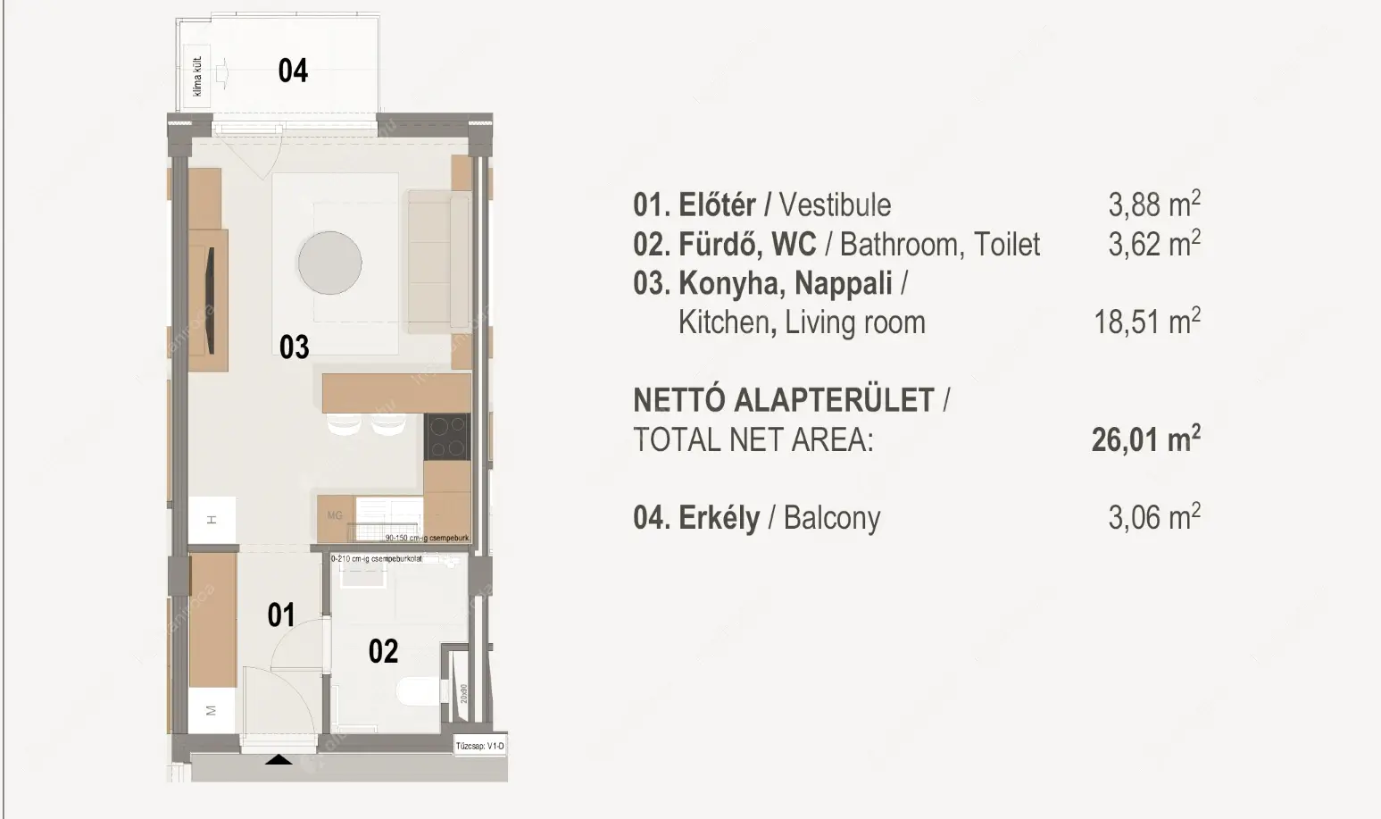 Kiadó albérlet 220000 Ft/hó áron: Budapest, VIII. kerület  Dankó utca. Mérete: 26 nm, 1 szobás | Alberlet.hu - 6547503
