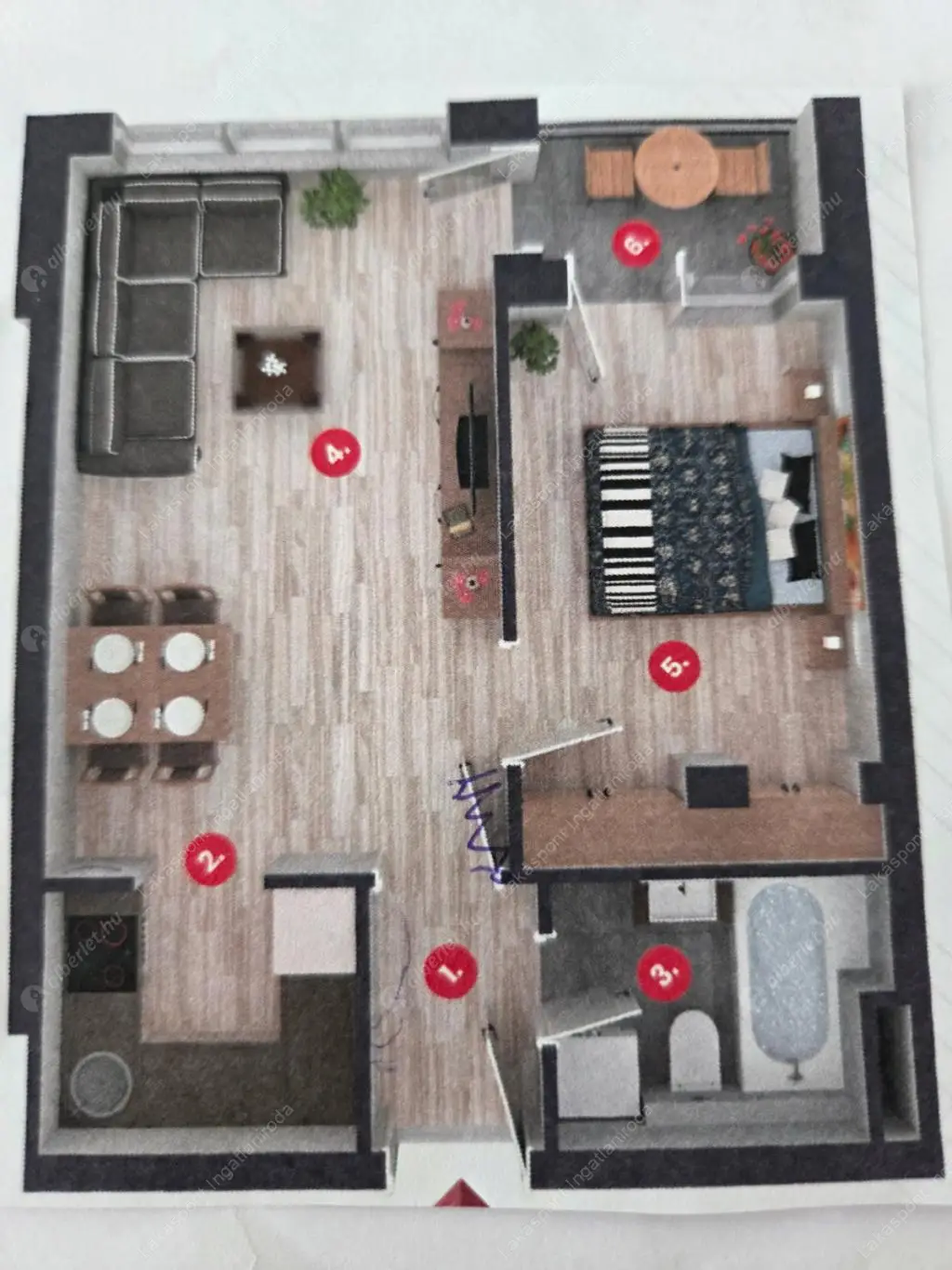 Kiadó albérlet 269000 Ft/hó áron: Budapest, VIII. kerület  Dankó utca. Mérete: 44 nm, 2 szobás | Alberlet.hu - 6502721