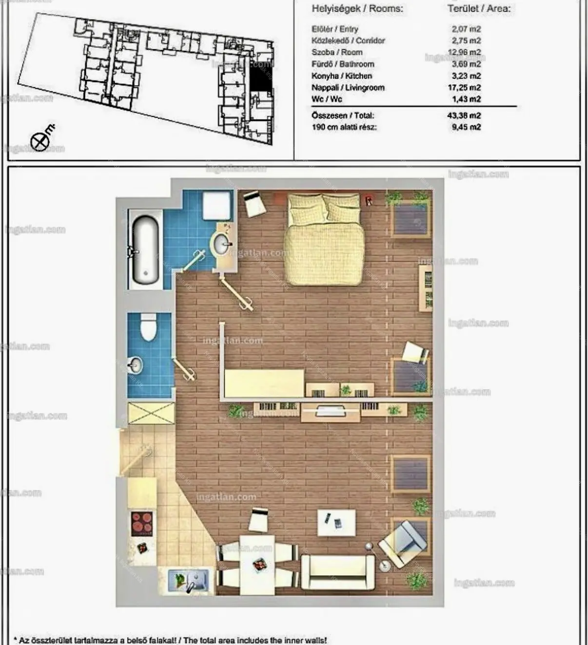 Kiadó albérlet 240000 Ft/hó áron: Budapest, VIII. kerület  Dobozi utca. Mérete: 50 nm, 2 szobás | Alberlet.hu - 6661137
