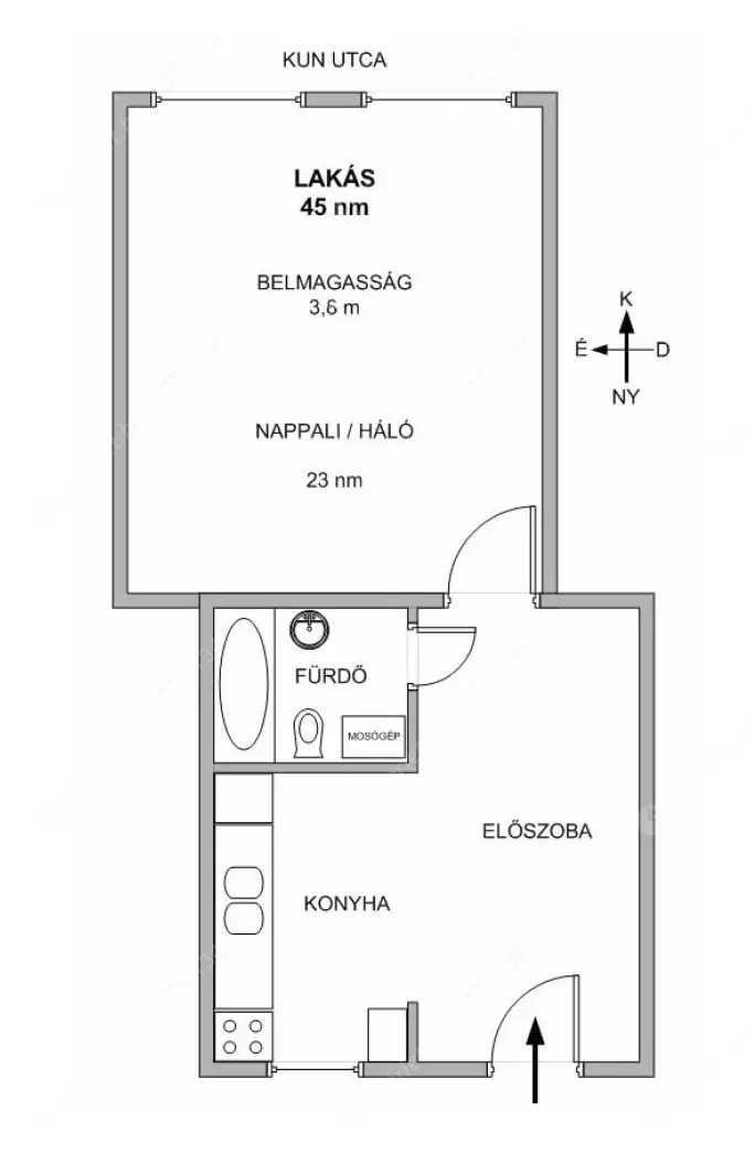 Kiadó albérlet 228000 Ft/hó áron: Budapest, VIII. kerület  II. János Pál pápa tér. Mérete: 45 nm, 1 szobás | Alberlet.hu - 6626274