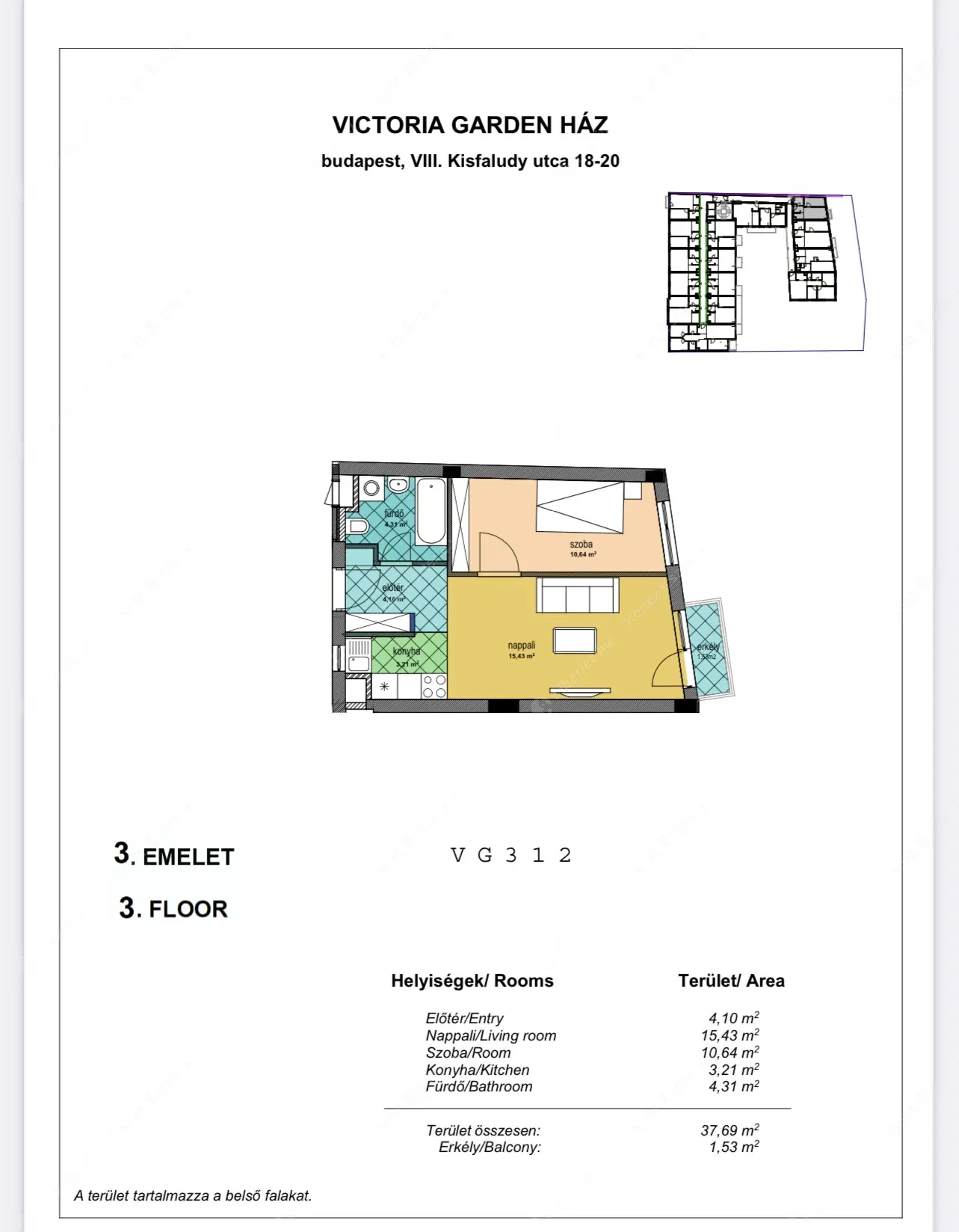 Kiadó albérlet 276000 Ft/hó áron: Budapest, VIII. kerület  Kisfaludy utca. Mérete: 42 nm, 1 szobás | Alberlet.hu - 6550572