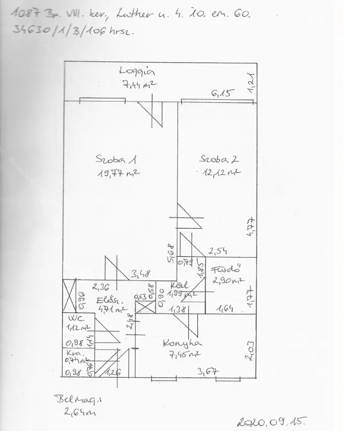 Kiadó albérlet 295000 Ft/hó áron: Budapest, VIII. kerület  Luther utca. Mérete: 55 nm, 2 szobás | Alberlet.hu - 6652827