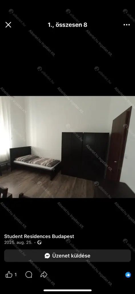 Kiadó albérlet 90000 Ft/hó áron: Budapest, VIII. kerület  Népszínház utca. Mérete: 14 nm, 3 szobás | Alberlet.hu - 6687628