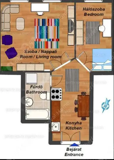 Kiadó albérlet 220000 Ft/hó áron: Budapest, VIII. kerület  Népszínház utca. Mérete: 60 nm, 2 szobás | Alberlet.hu - 6293259